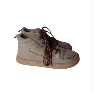 Osh Kosh Suede High Top Sneakers Size 13 Castle Gray Lace Up School